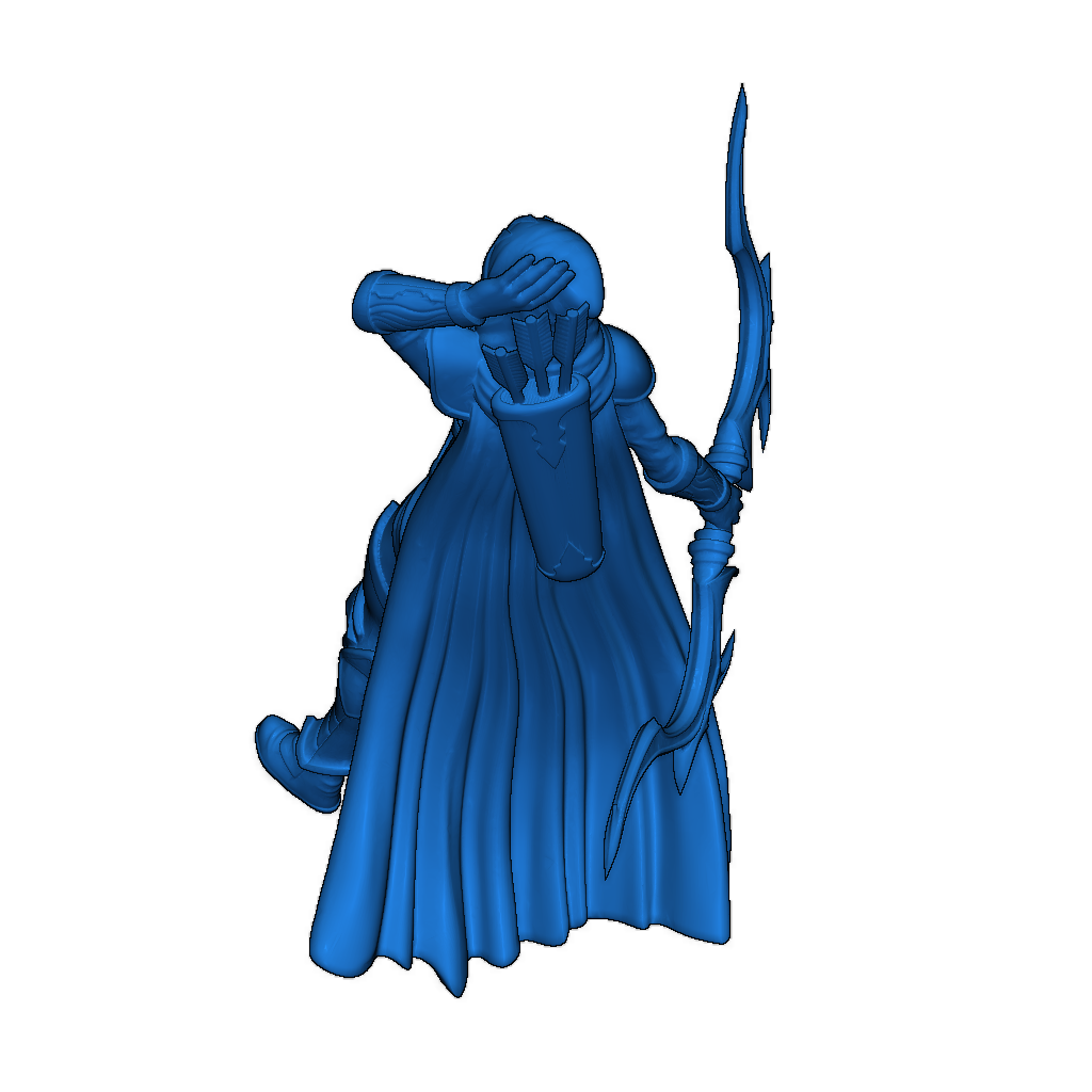 Женщина-эльф-лучник - 32мм