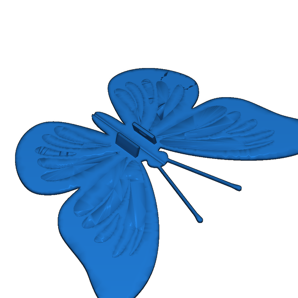 Магнитная многоцветная бабочка – версия AMS