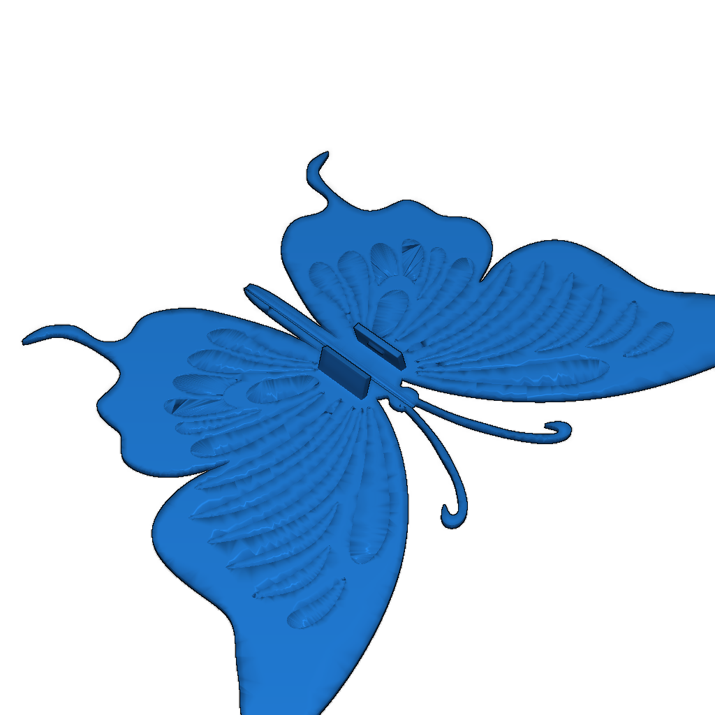 Магнитная многоцветная бабочка – версия AMS