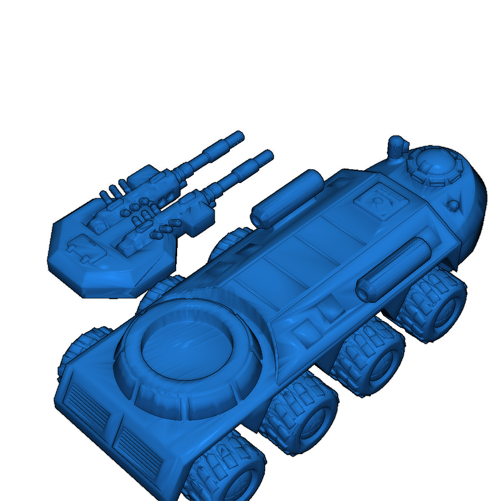 Амфибийный танк Croc для Battletech