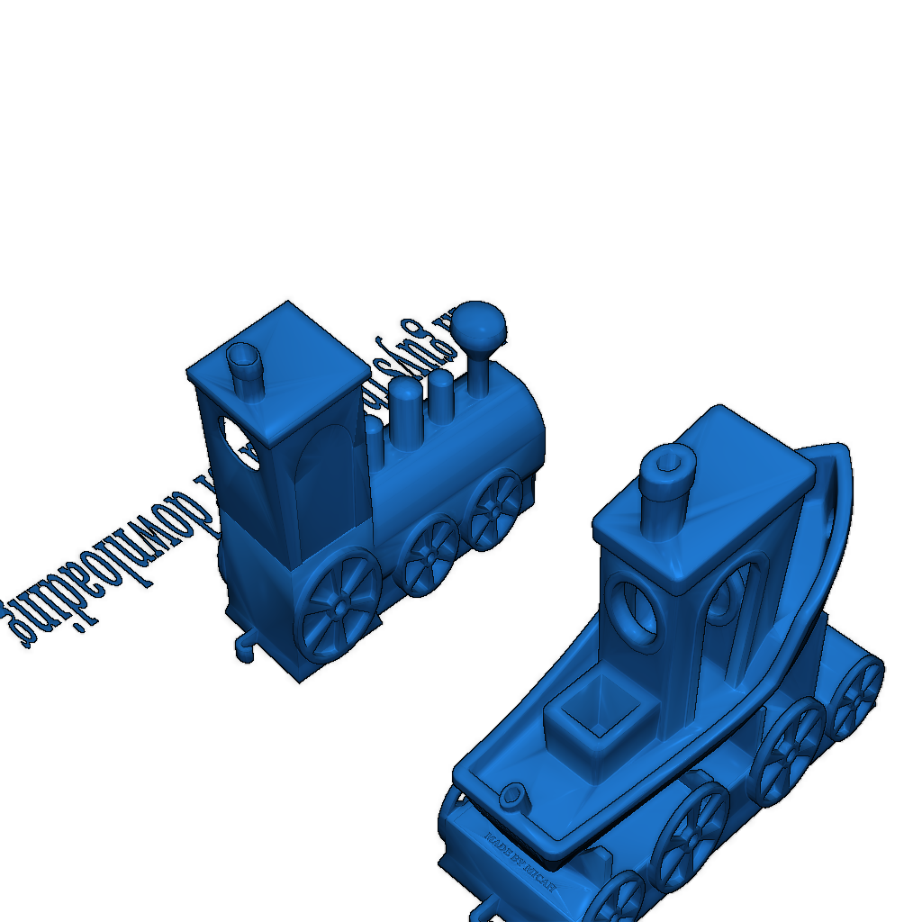 3D модель лодки Benchy