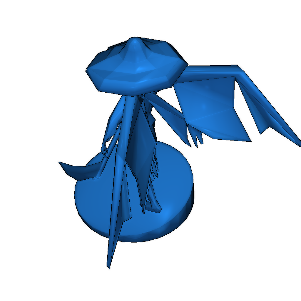 Женщина-гриб с косой