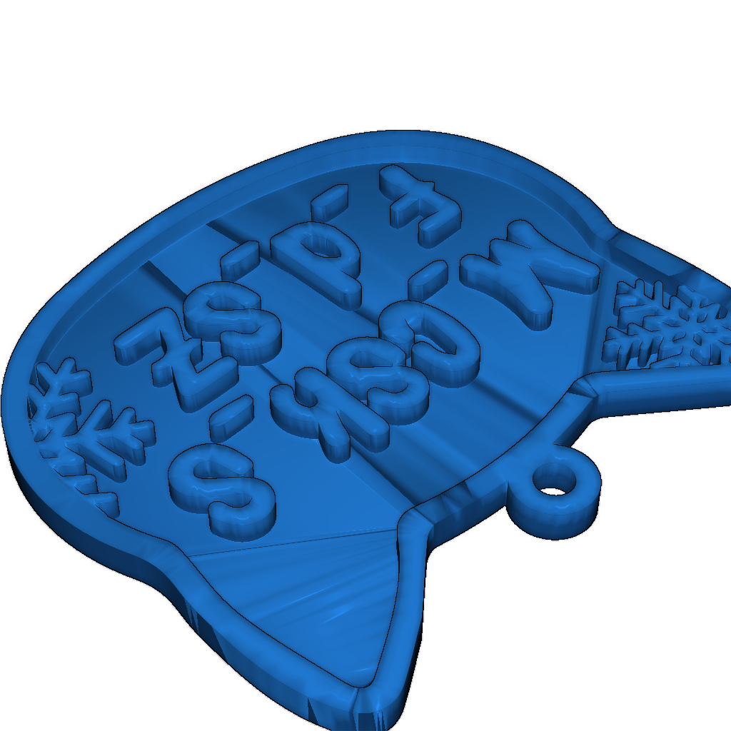 Кошачий новогодний ornament