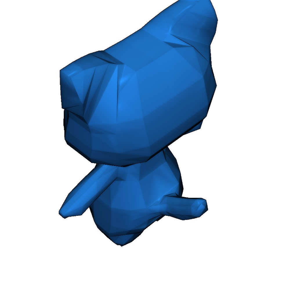 Низкополигональная кошка