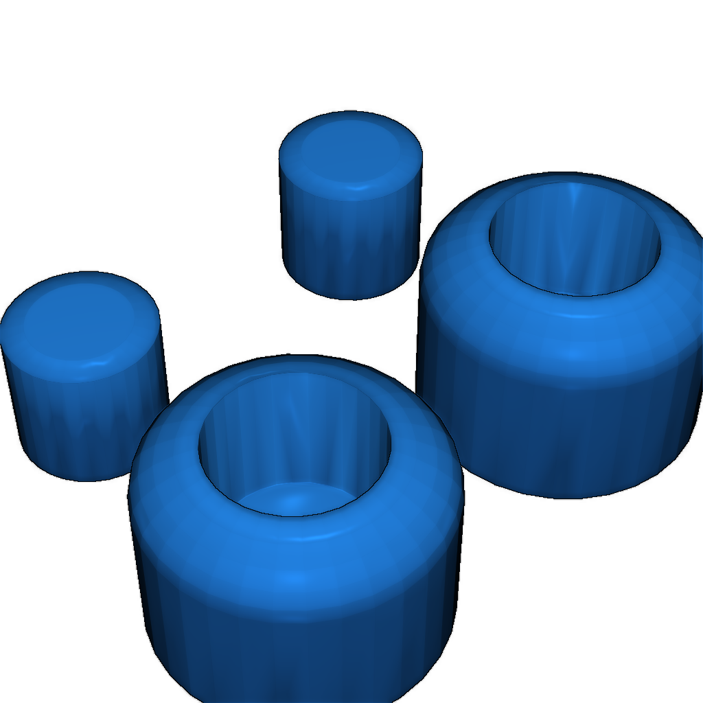 Модульная рождественская елка в мультяшном стиле