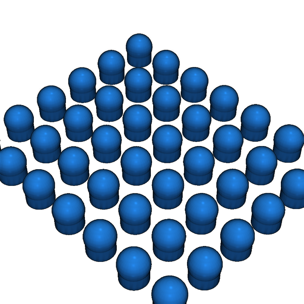 Модульная рождественская елка в мультяшном стиле
