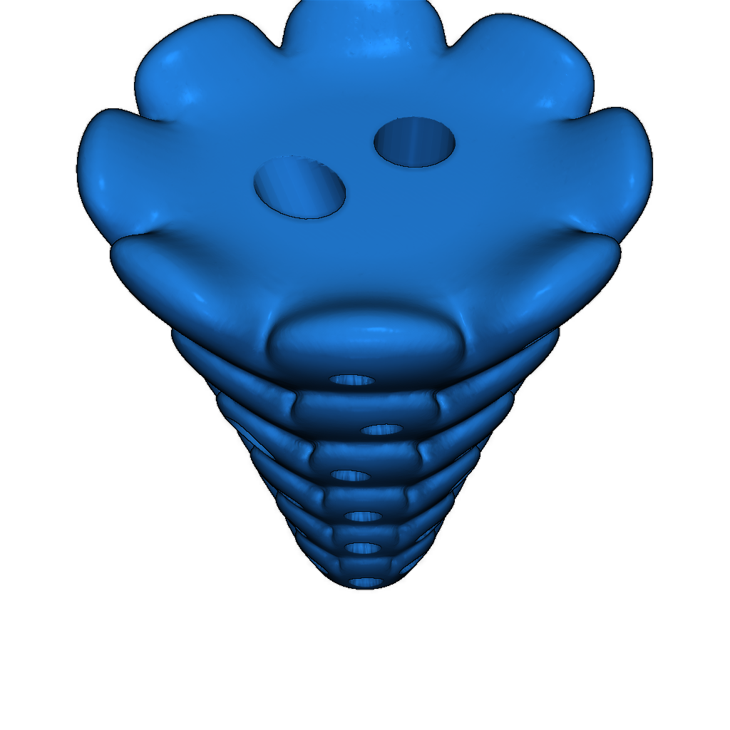 Модульная рождественская елка в мультяшном стиле