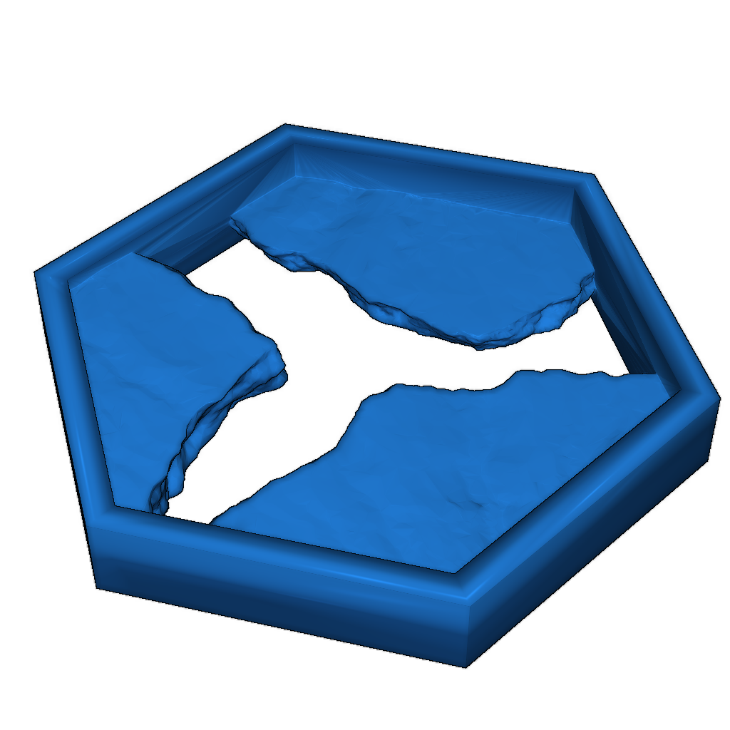 Геометрия битвы на Хоте: трещина (верх и низ)