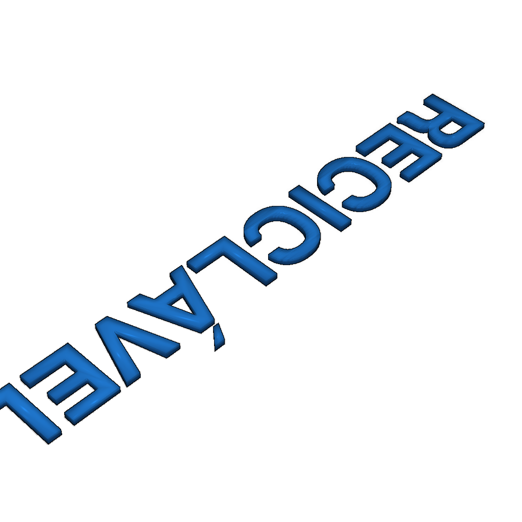 Перерабатываемая этикетка