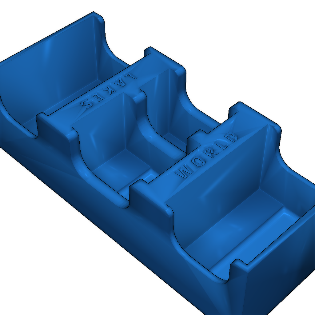 Органайзер для плиток железной дороги