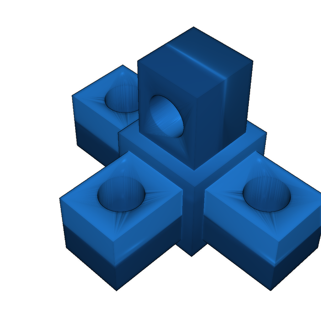 Модульный набор для строительства прямоугольных конструкций