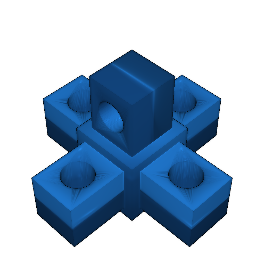 Модульный набор для строительства прямоугольных конструкций