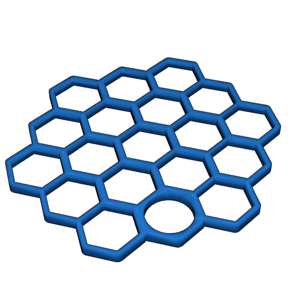 Шестиугольная моховая стена для аквариума с магнитным креплением
