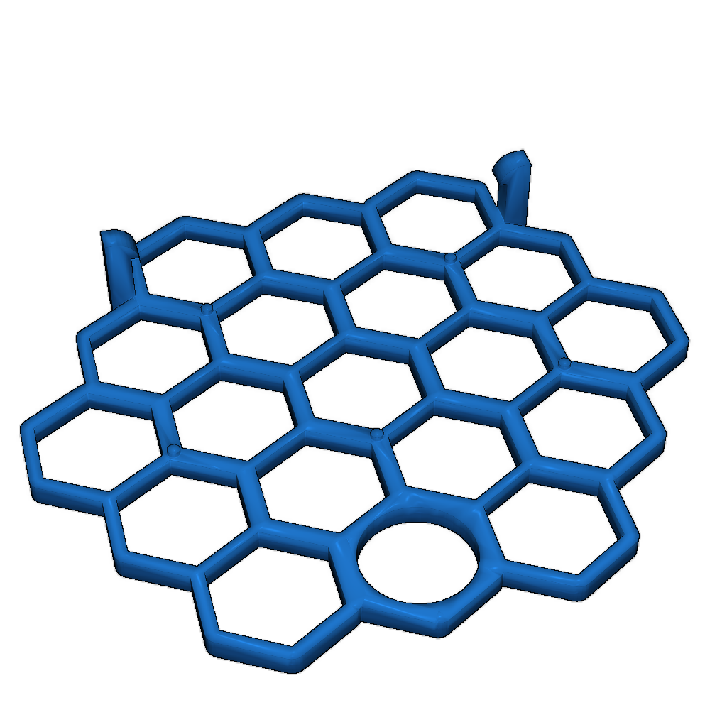 Шестиугольная моховая стена для аквариума с магнитным креплением