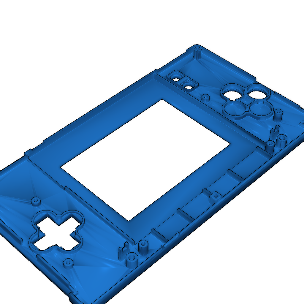 Передняя панель Gameboy Macro с 2 кнопками для Nintendo DS Lite