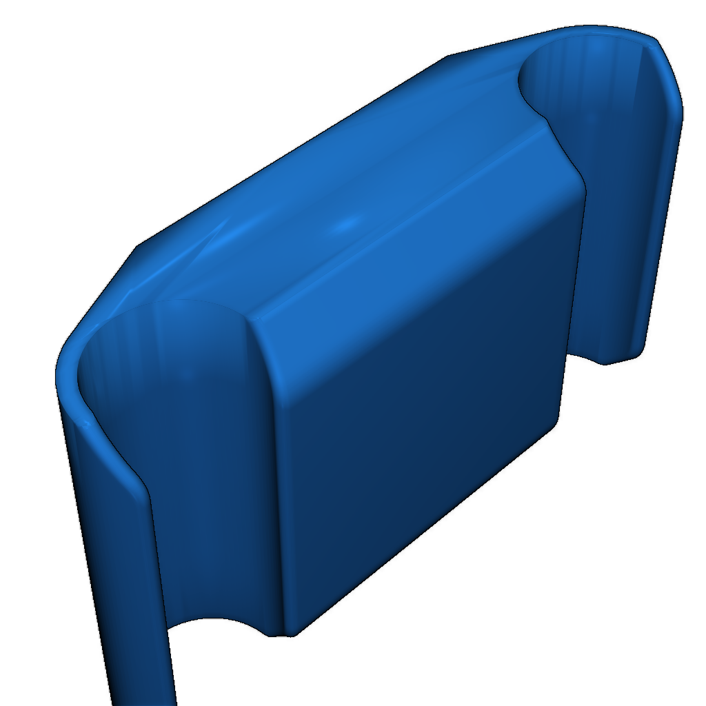 Клипса для крепления лыжных палок