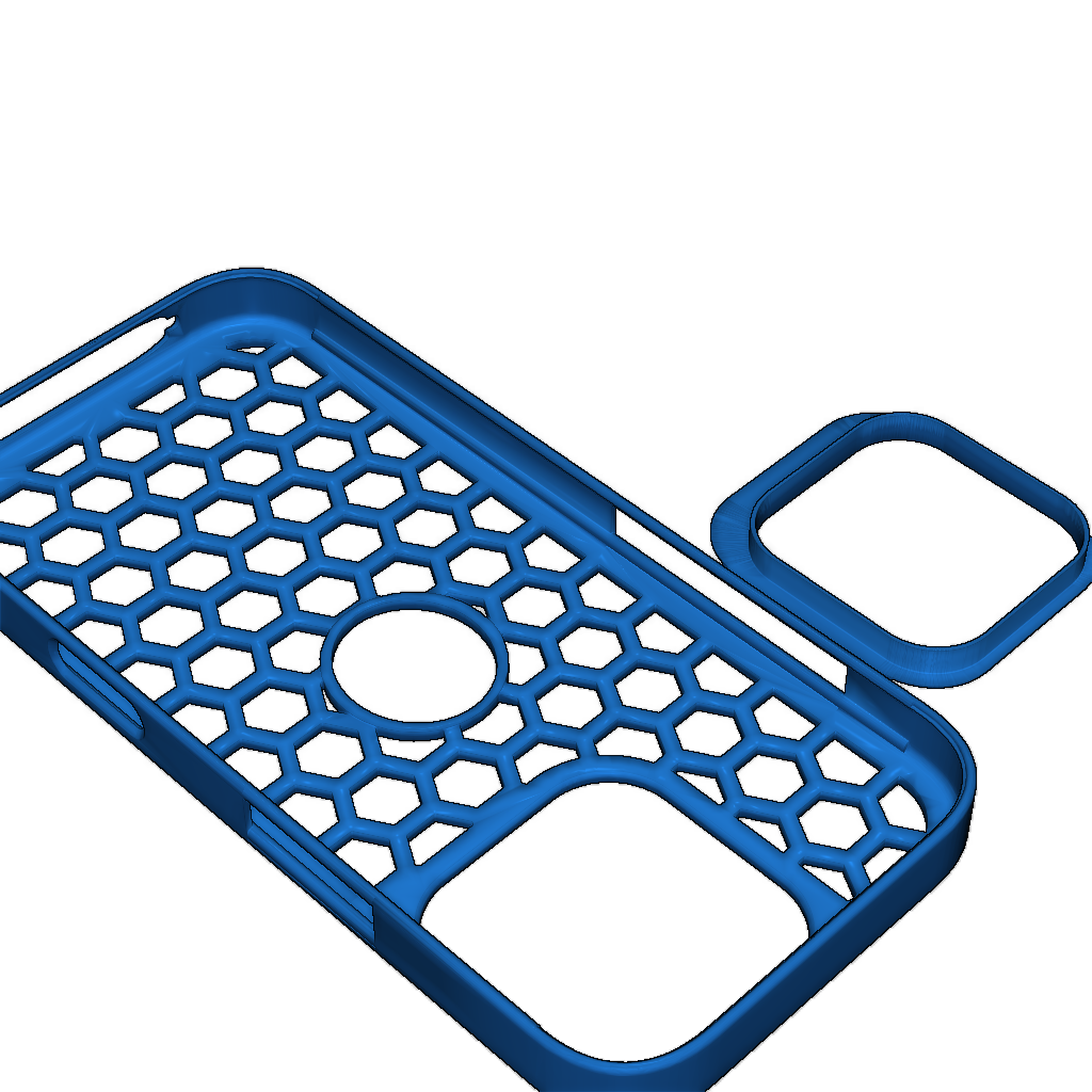 Чехол для iPhone 16 Pro с защитой объектива и вентиляционными отверстиями