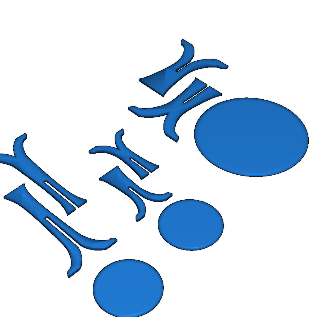 Миниатюрная мебель для кукольного домика - столы