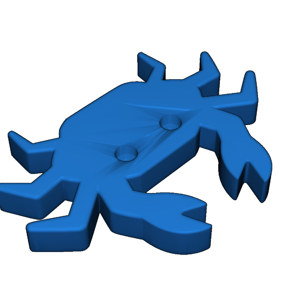 Игрушка-краб из PLA