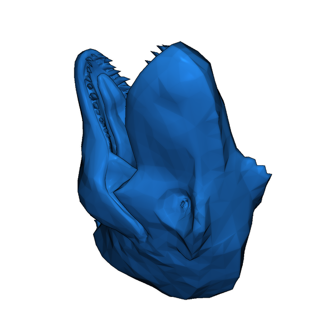 Голова существа для крепления на стену