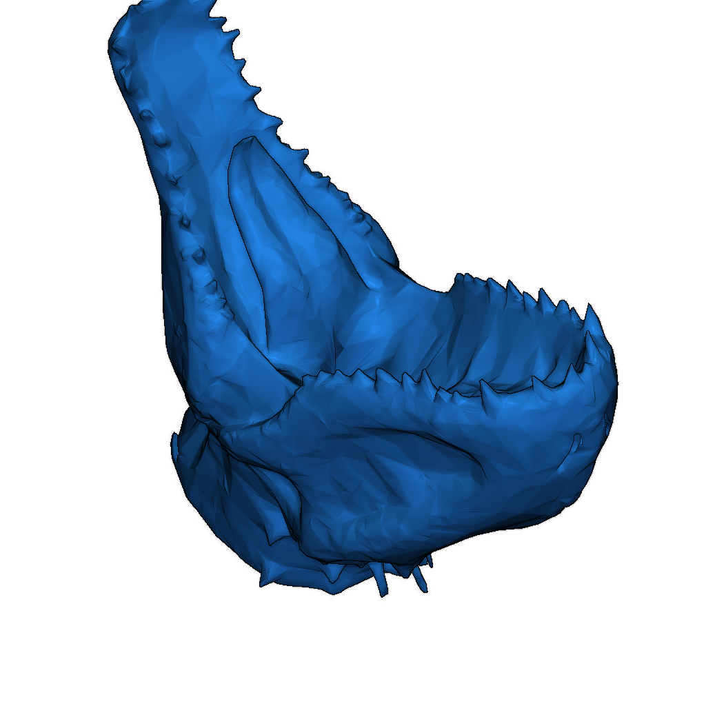 Голова существа для крепления на стену