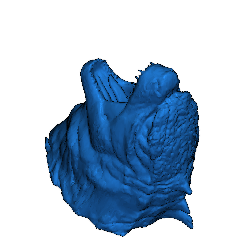 Голова существа для крепления на стену