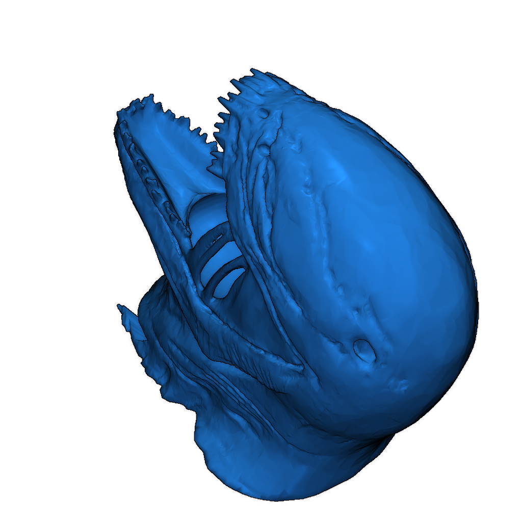 Голова существа для крепления на стену