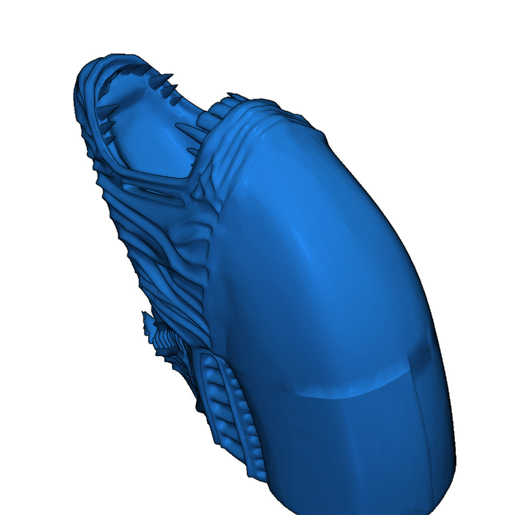 Голова существа для крепления на стену