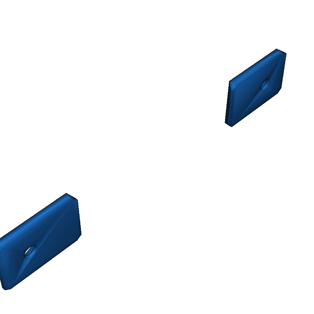 Маленькая ручка - поддержка для акрилового стекла