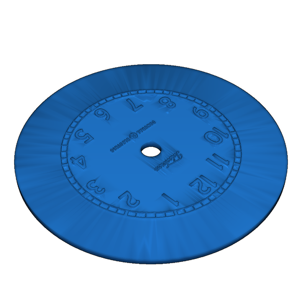 Часы в холодильнике - 3D модель