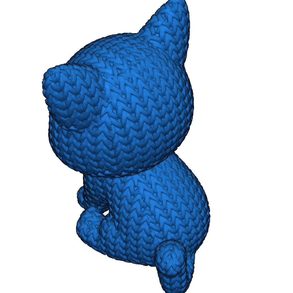 Вязаная кошка