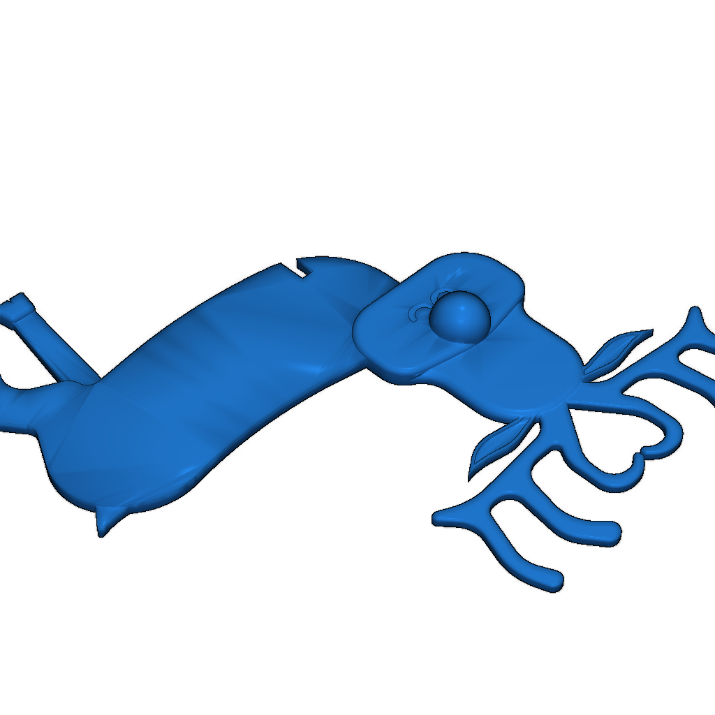 Модель оленя для подарочной открытки