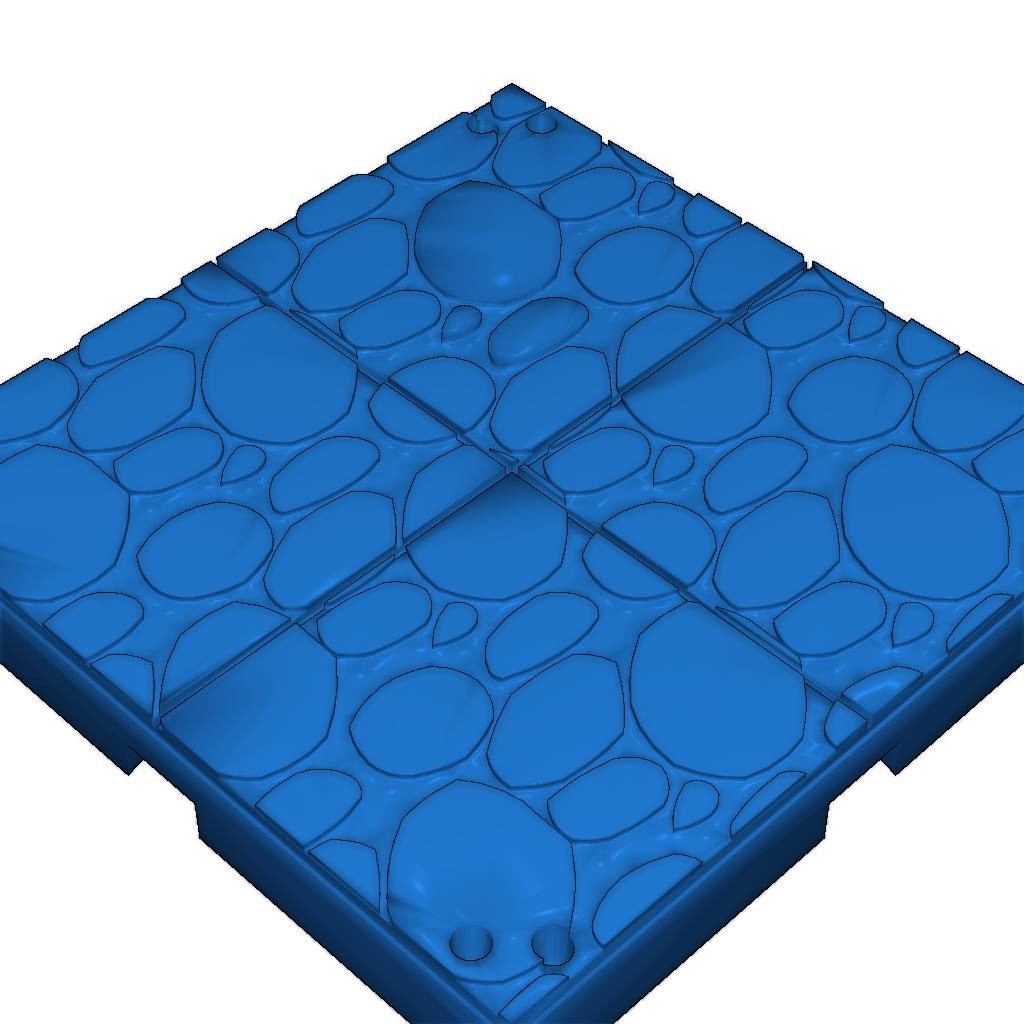 Плитки подземелий с замком