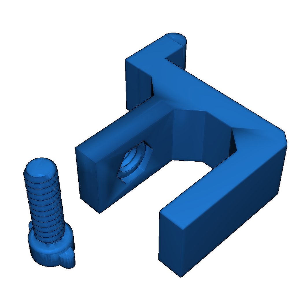 Простой зажим для быстрого печати