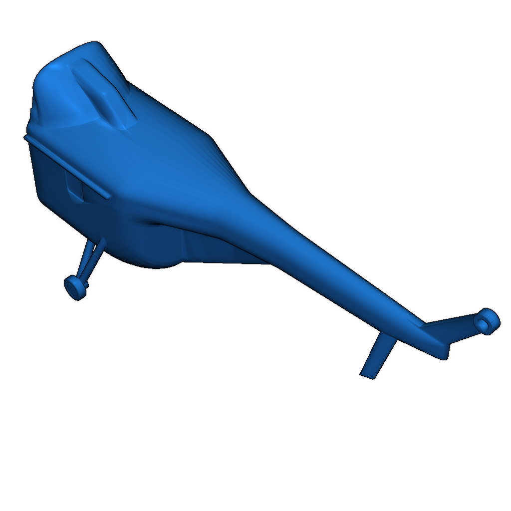 Модель вертолета Sikorsky S-55 (H-19) в масштабе HO 1:87