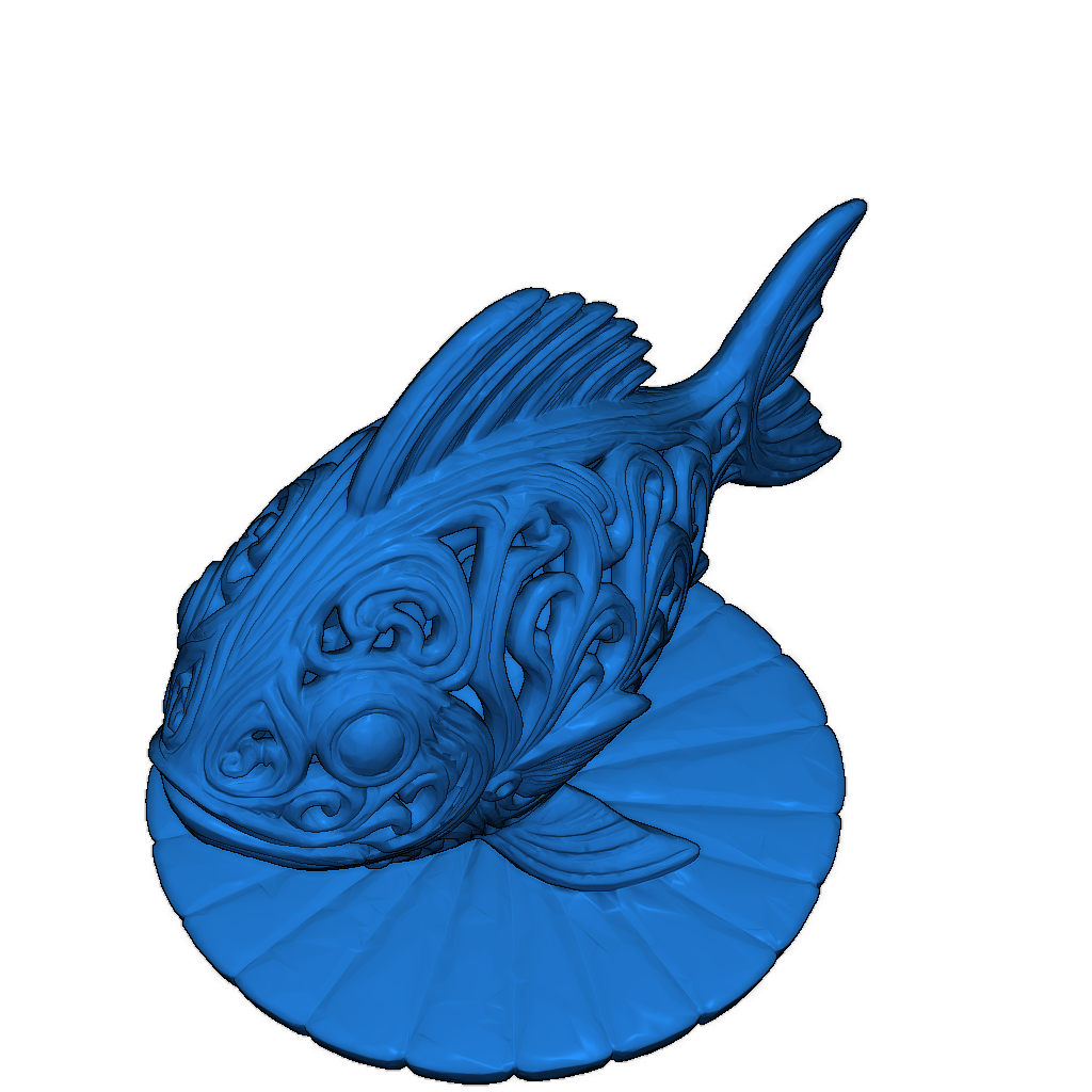 Изысканная модель рыбы