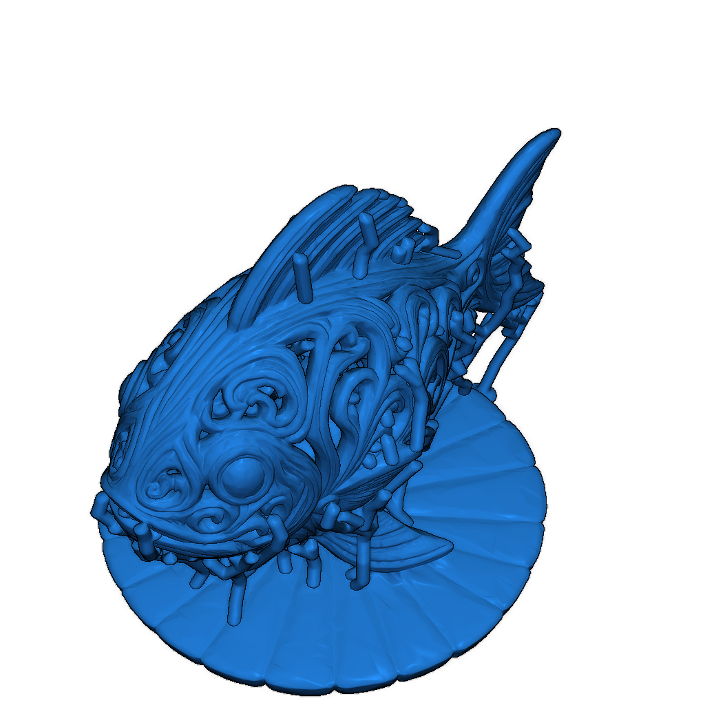 Изысканная модель рыбы