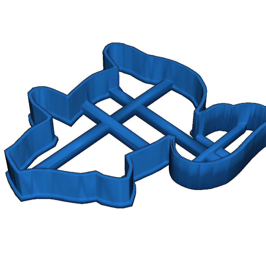 Формочка для печенья в виде летающей свинки