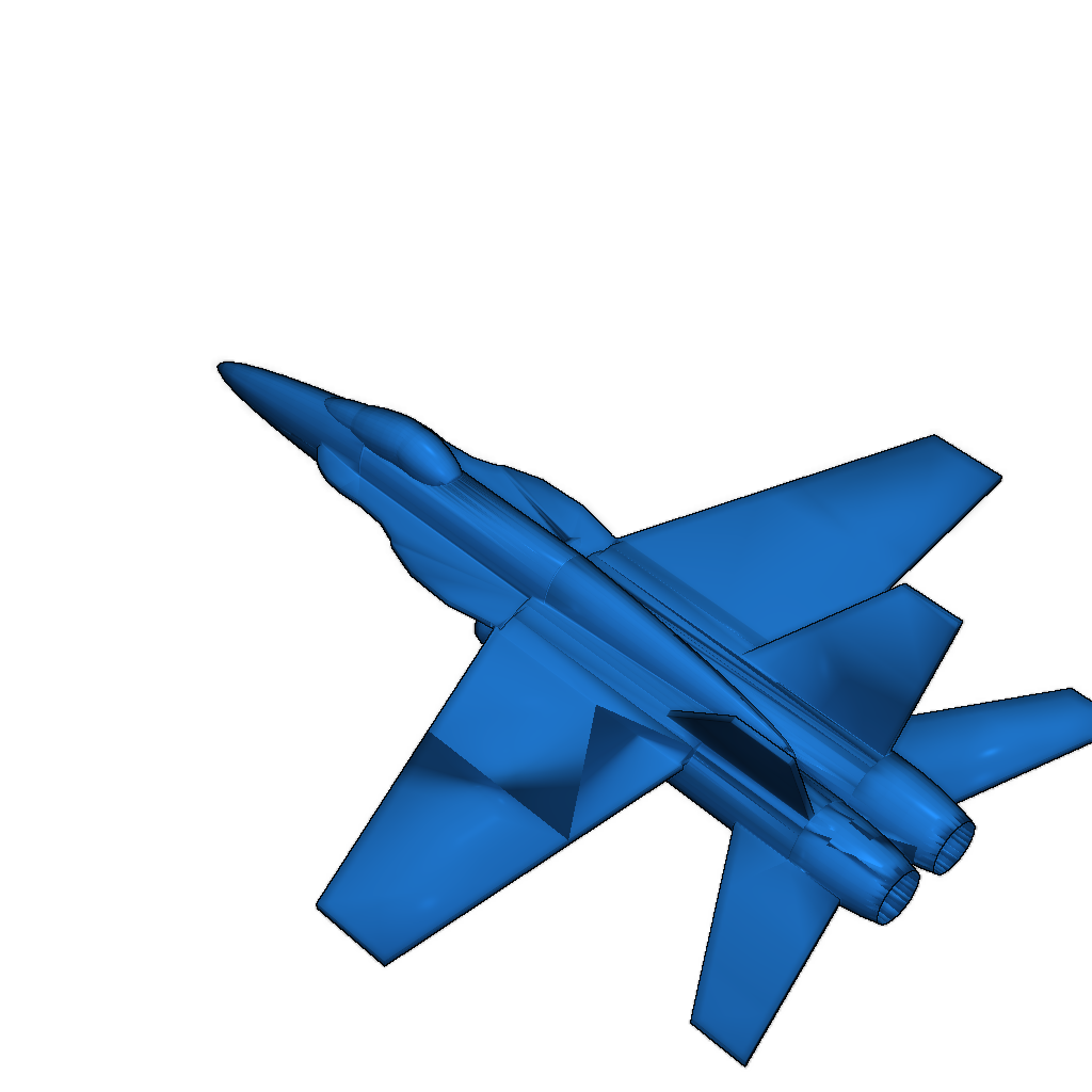 Модель реактивного самолета