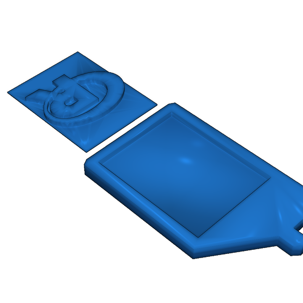 Брелок с логотипом языка программирования R