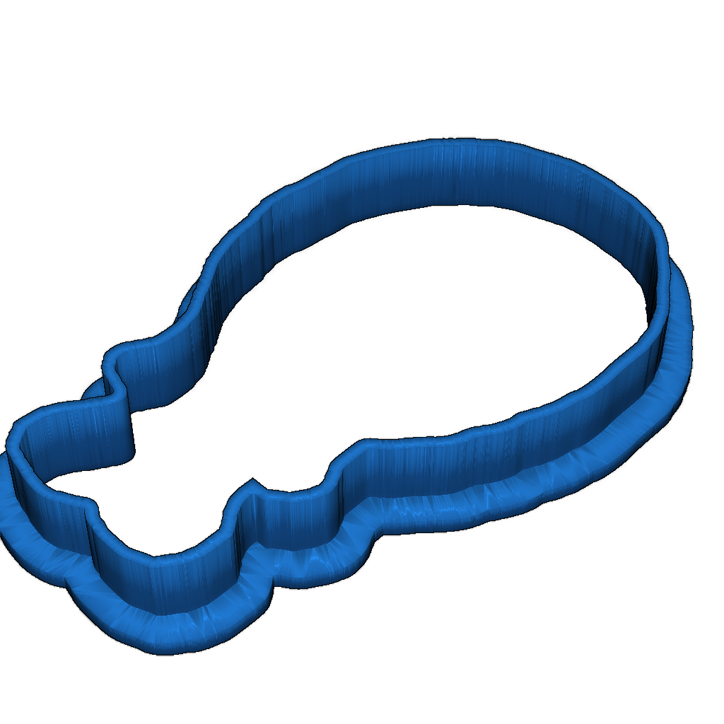 Формочка для печенья в виде куриного окорочка