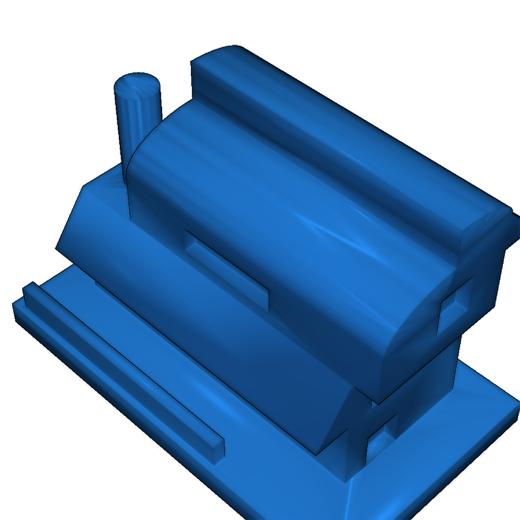 Здания Frostpunk LowPoly