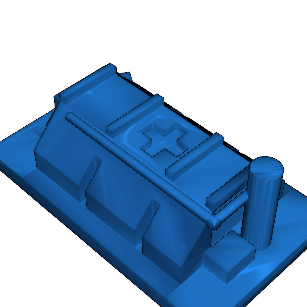 Здания Frostpunk LowPoly