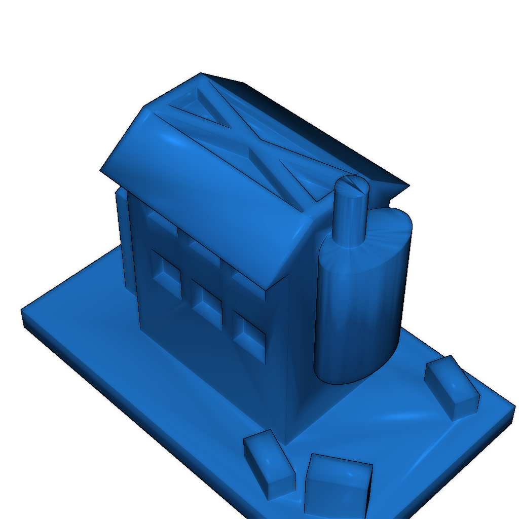 Здания Frostpunk LowPoly