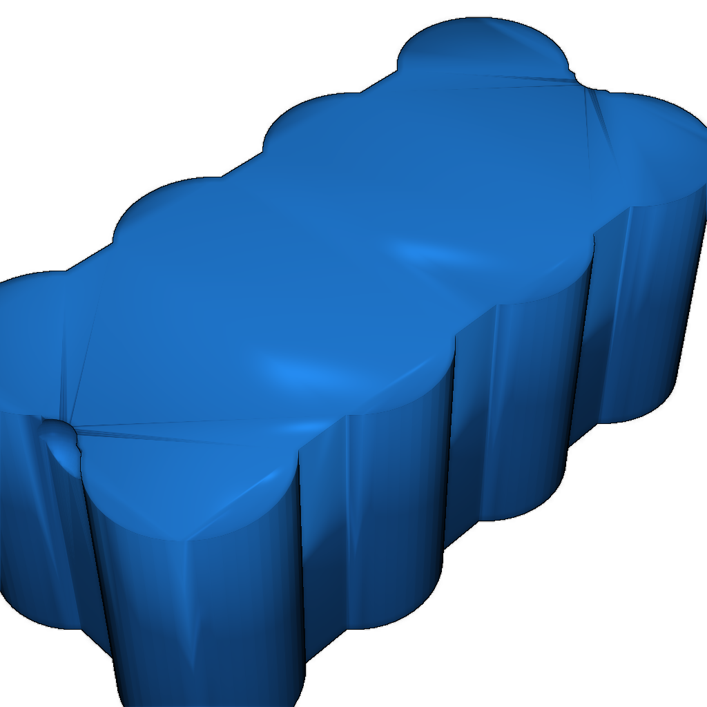 Параметризованный цилиндрический контейнер и крышка