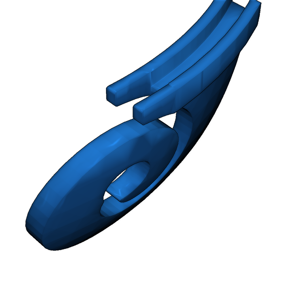 Спиральная чаша для пряжи в двух частях