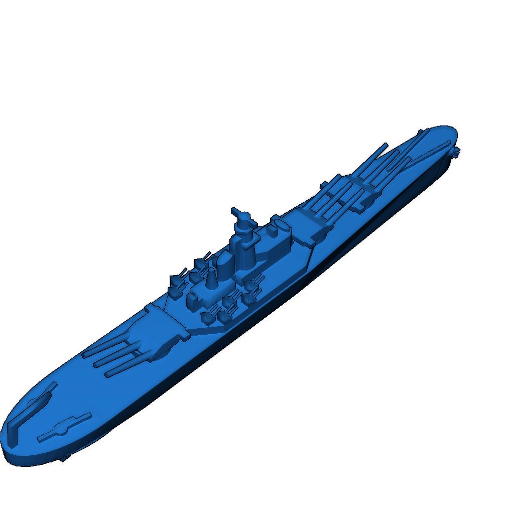 Модель USS ALABAMA (BB-60)