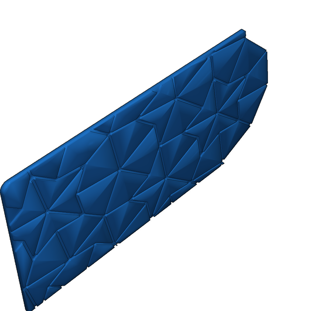 Боковой элемент Unibody с мозаичными плитками