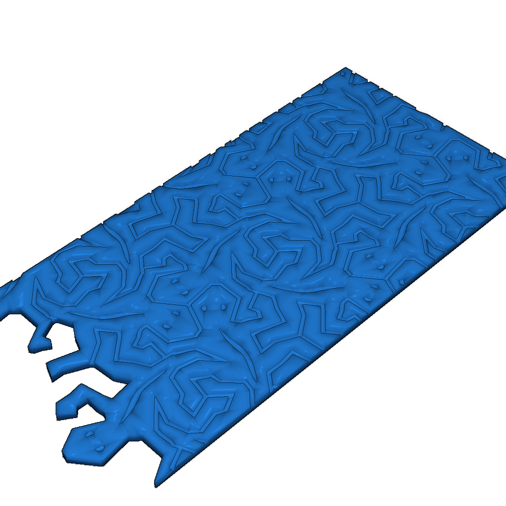 Боковой элемент Unibody с мозаичными плитками