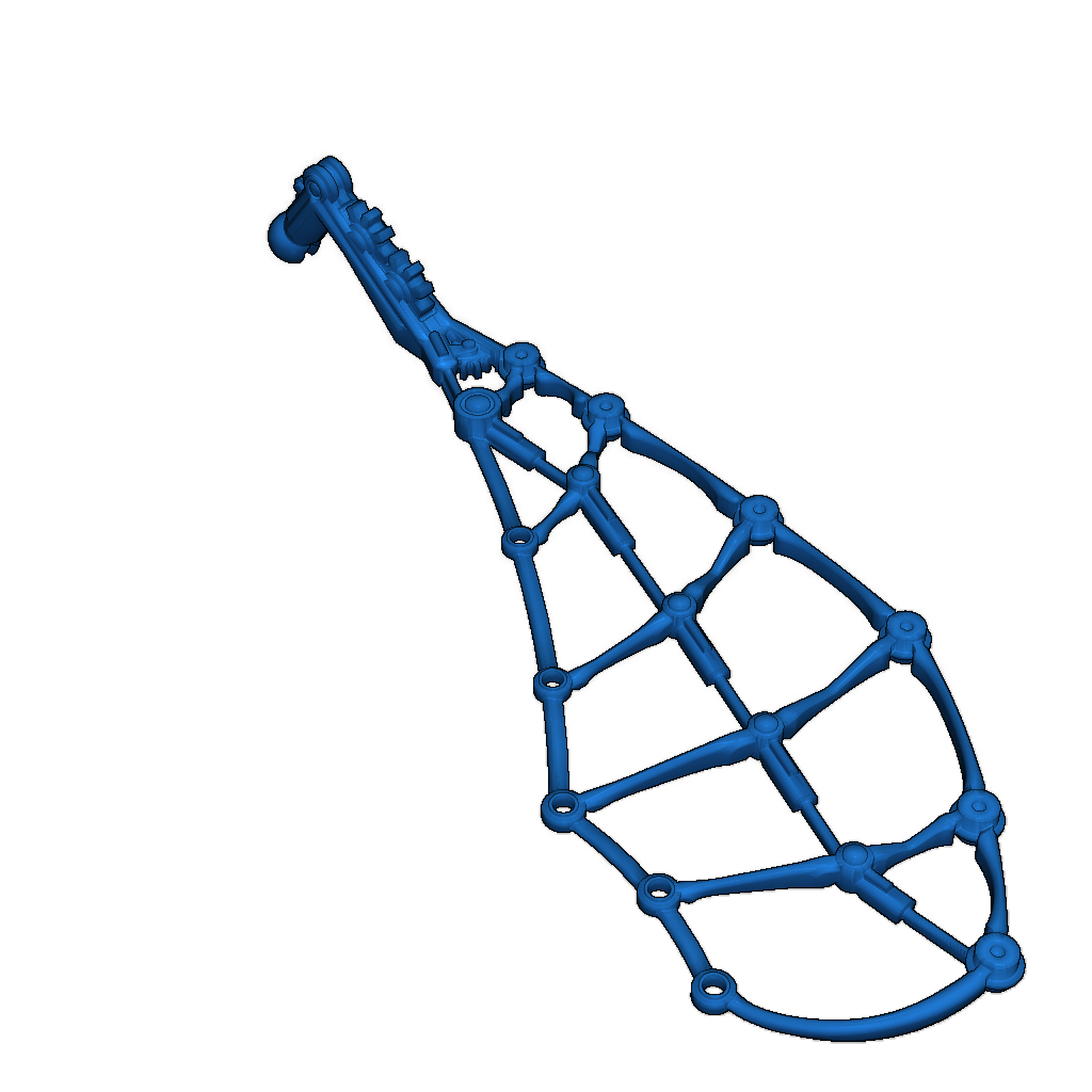 Степанковая оса с подвижными суставами